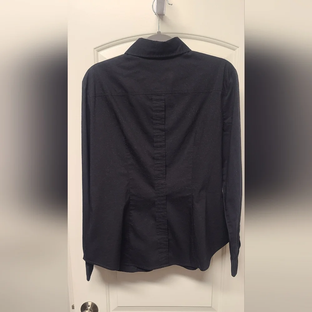 Classic Black Button-Up Shirt - Picture 2 of 7